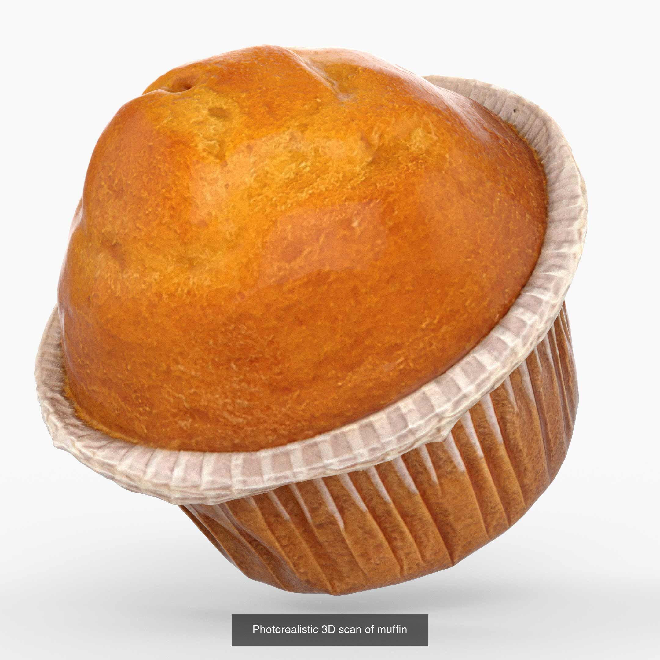 Photorealistic 3D scanning of various sweet bakery 3D Model Collection_3