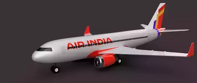 Airbus A320-200 Passenger Jet 3D Model 3D model