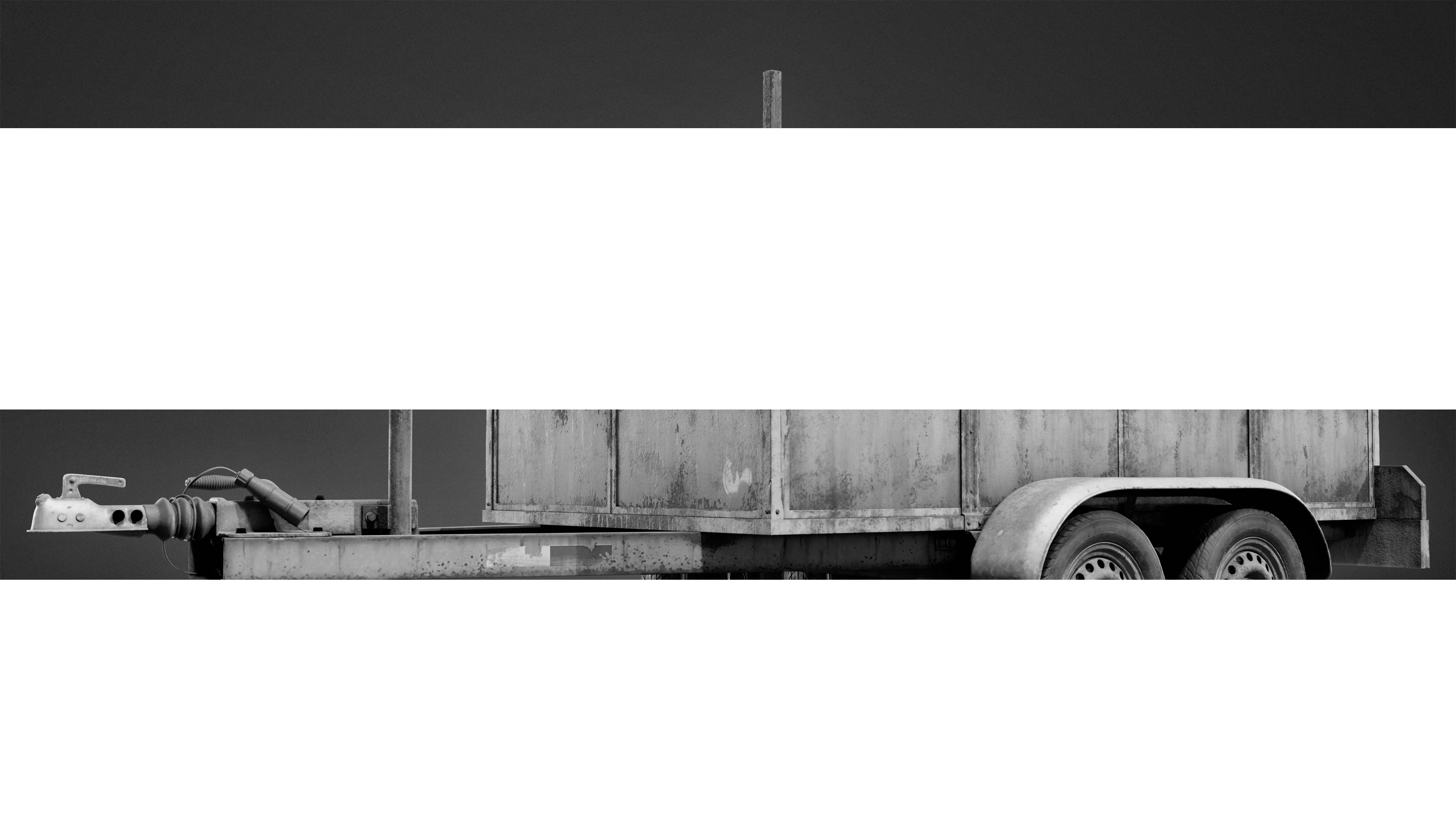 VEHICLES - Old Hitch Trailer 01 - LOW POLY AND NANITE 3D model_1