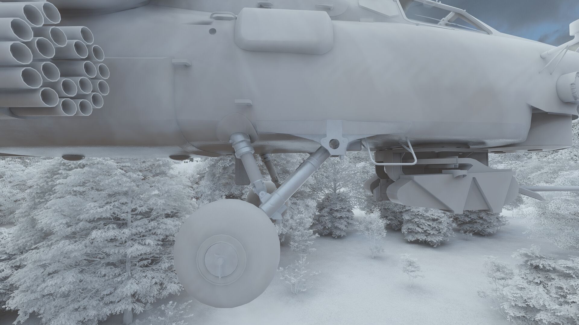 Attack Helicopter MI-28 Havoc 3D model_34