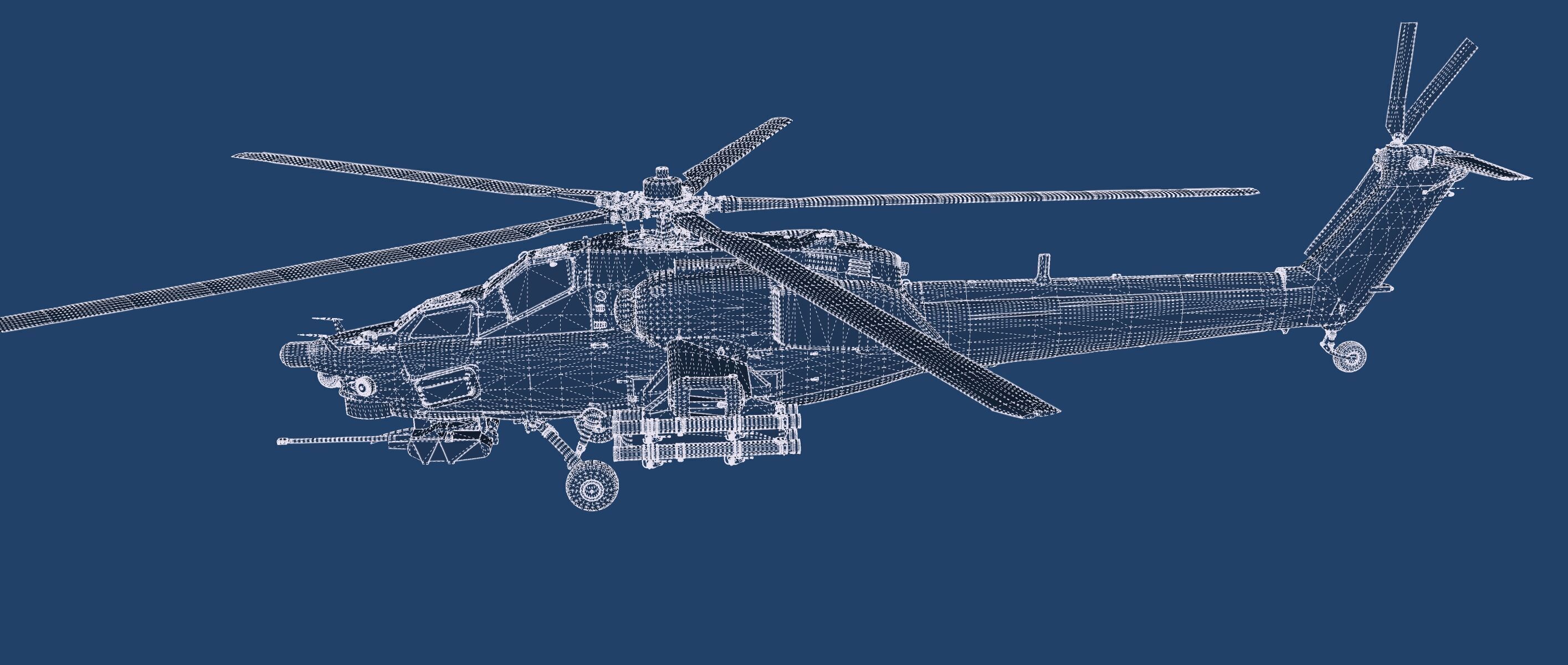 Attack Helicopter MI-28 Havoc 3D model_38