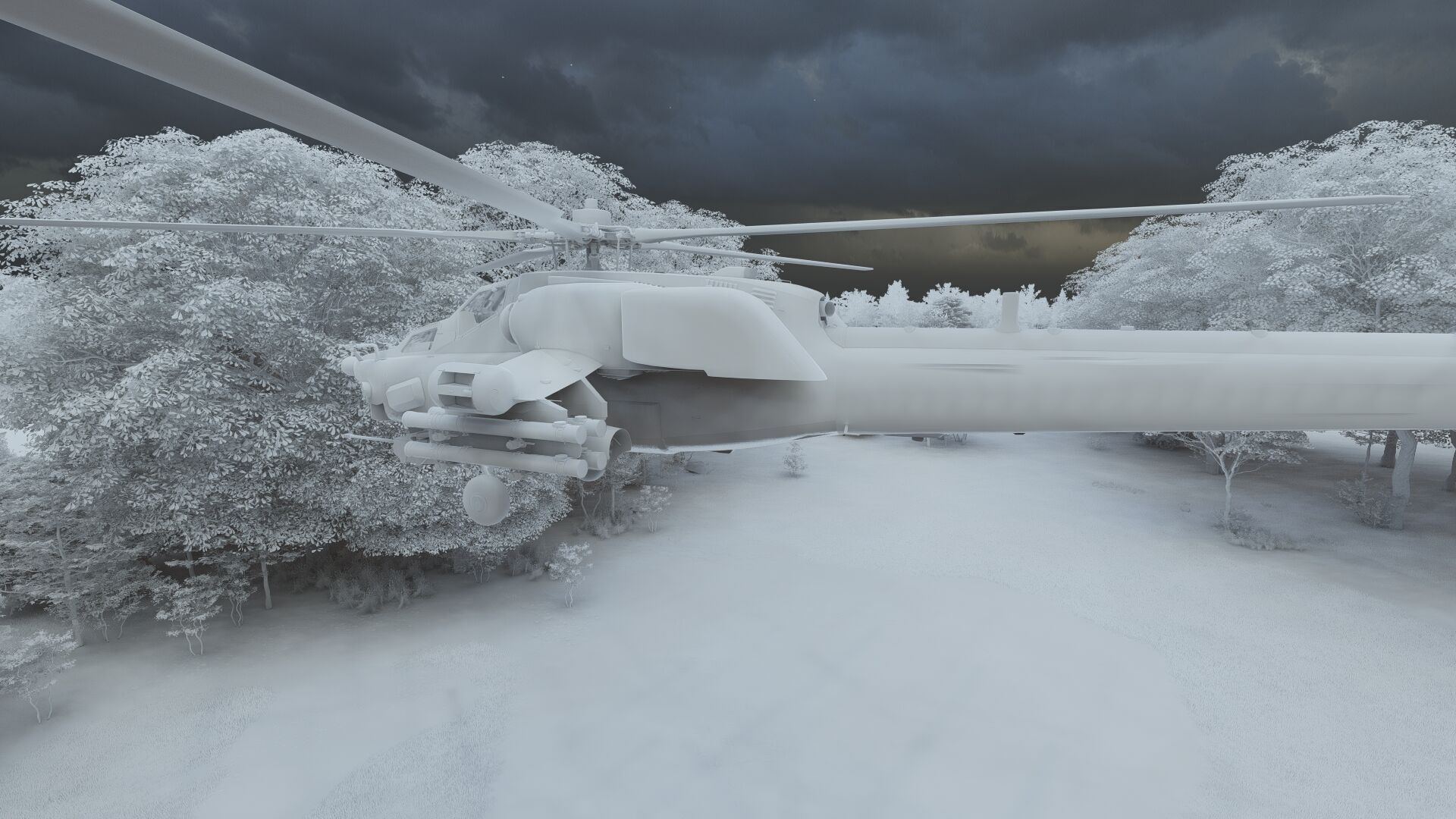 Attack Helicopter MI-28 Havoc 3D model_31