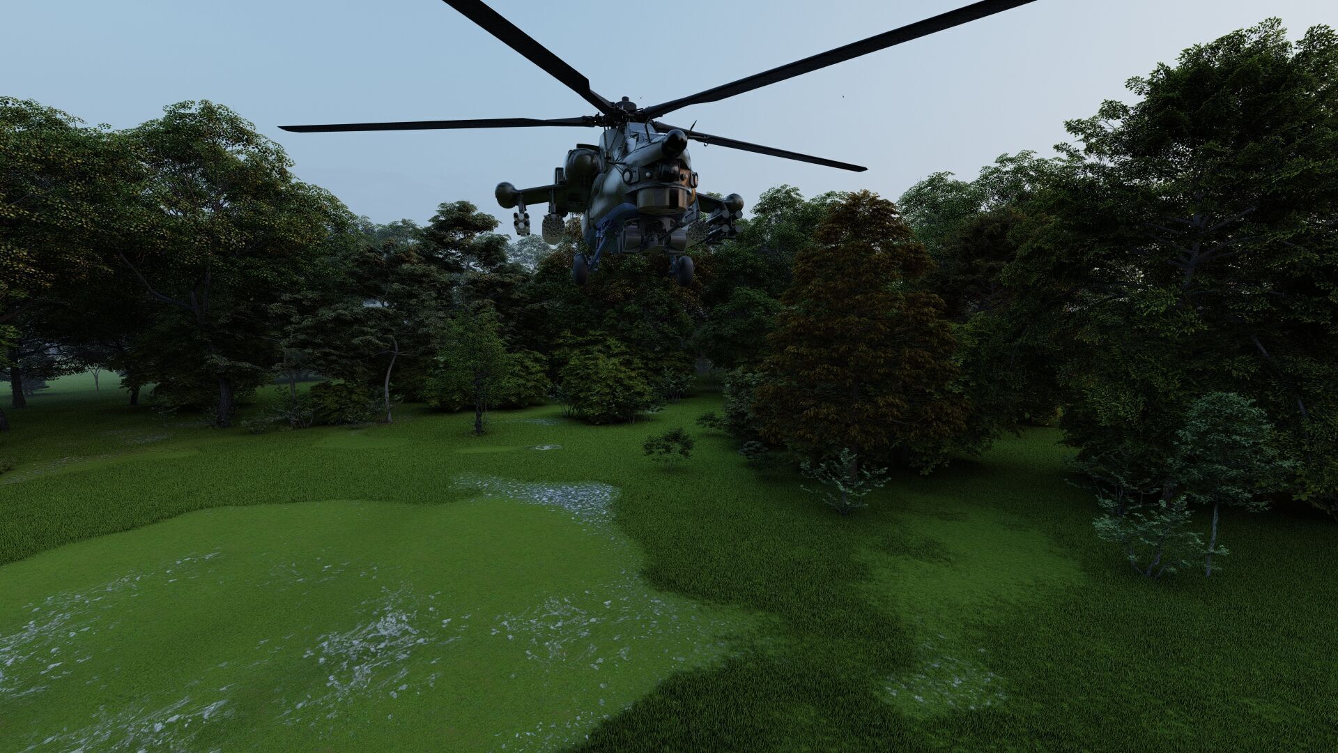 Attack Helicopter MI-28 Havoc 3D model_25