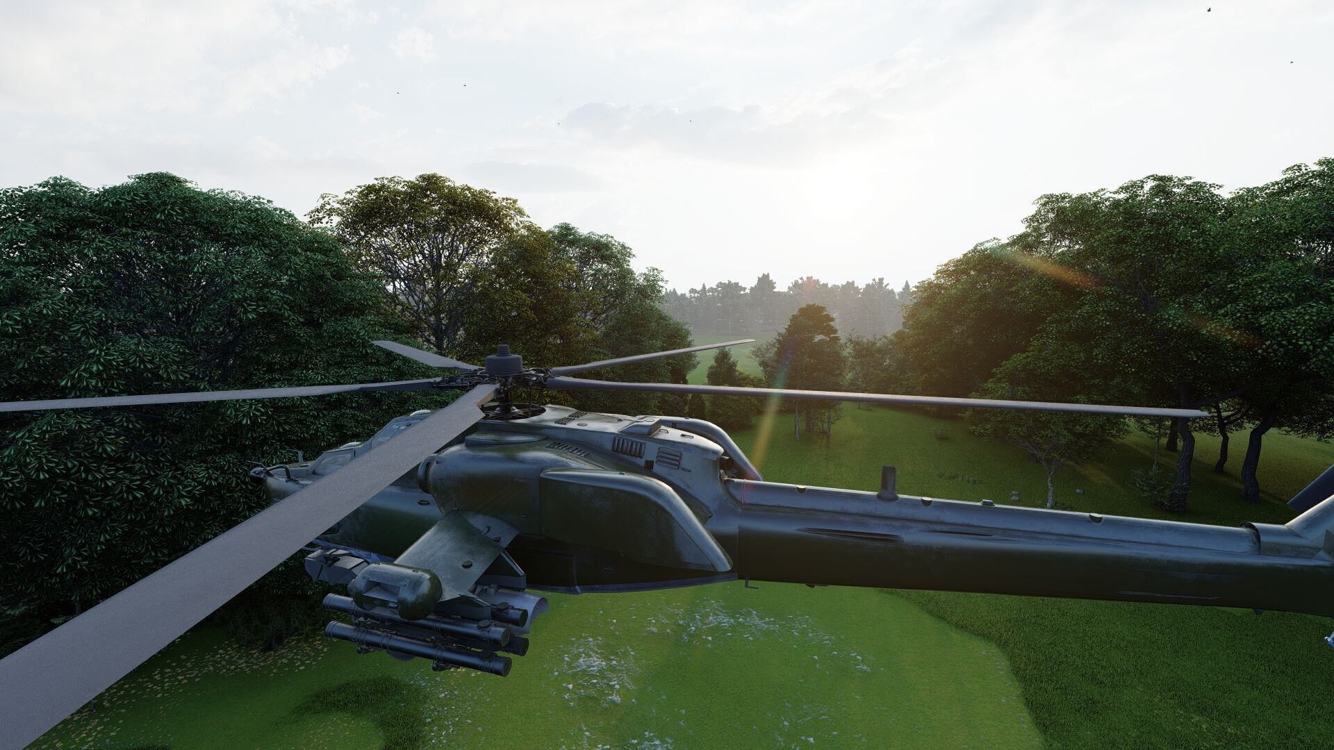 Attack Helicopter MI-28 Havoc 3D model_28