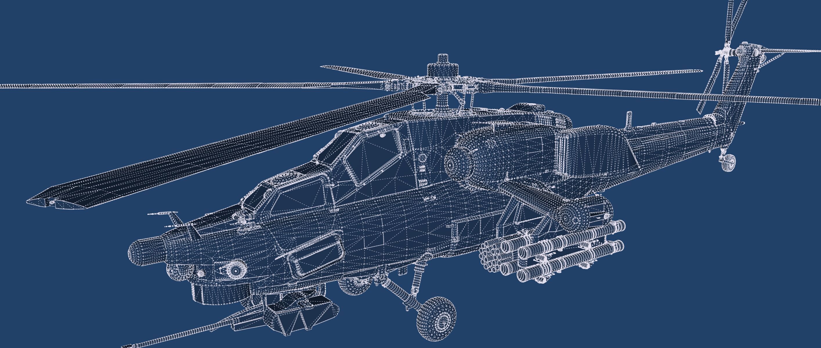 Attack Helicopter MI-28 Havoc 3D model_39
