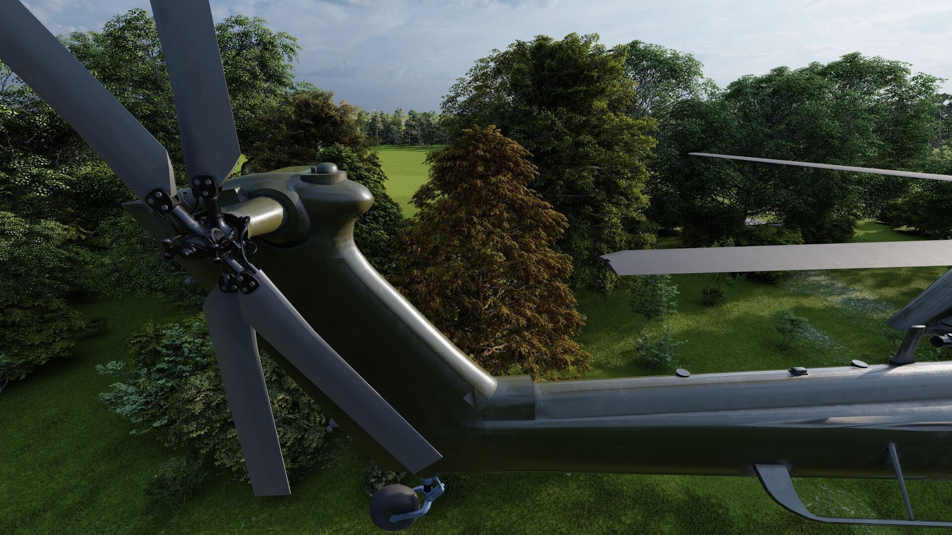 Attack Helicopter MI-28 Havoc 3D model_8