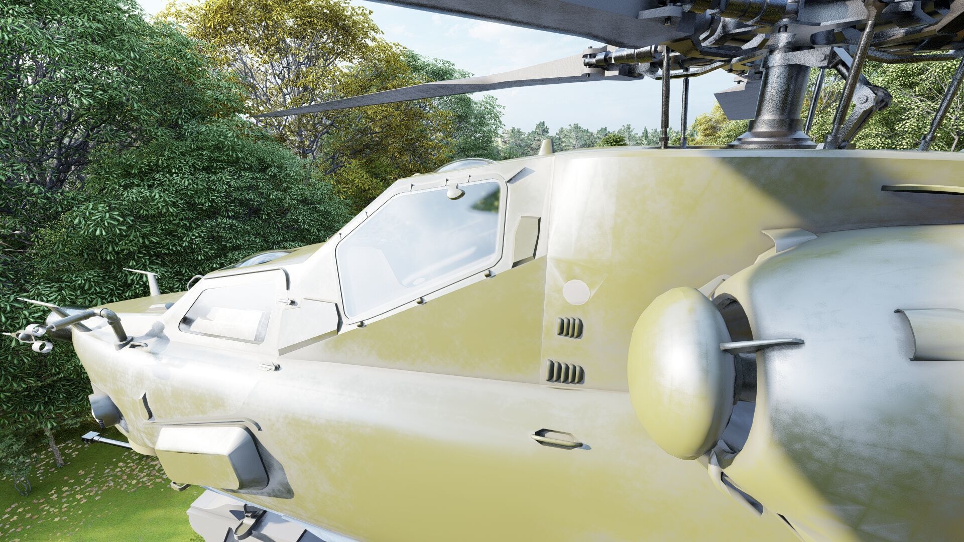 Attack Helicopter MI-28 Havoc 3D model_18