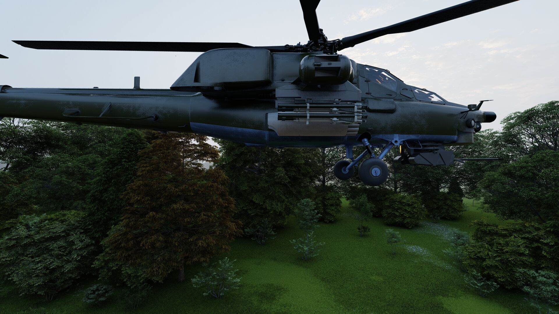 Attack Helicopter MI-28 Havoc 3D model_23