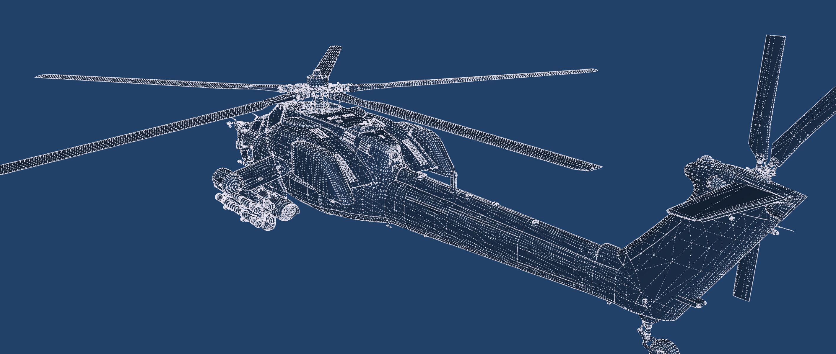 Attack Helicopter MI-28 Havoc 3D model_41