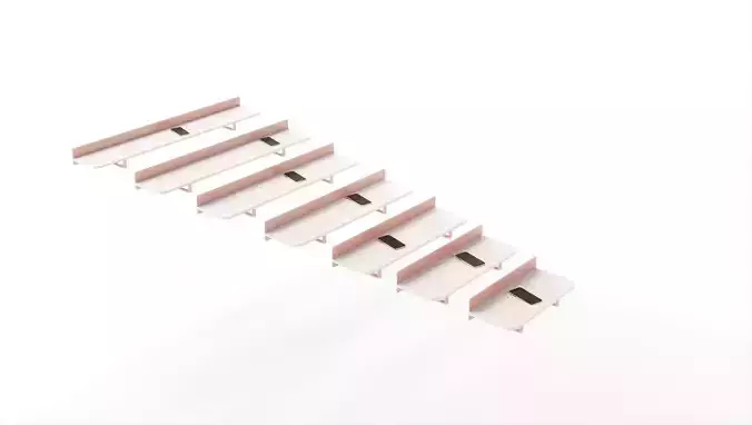 Teknion Emote Shelf and 4 Accesories Pack