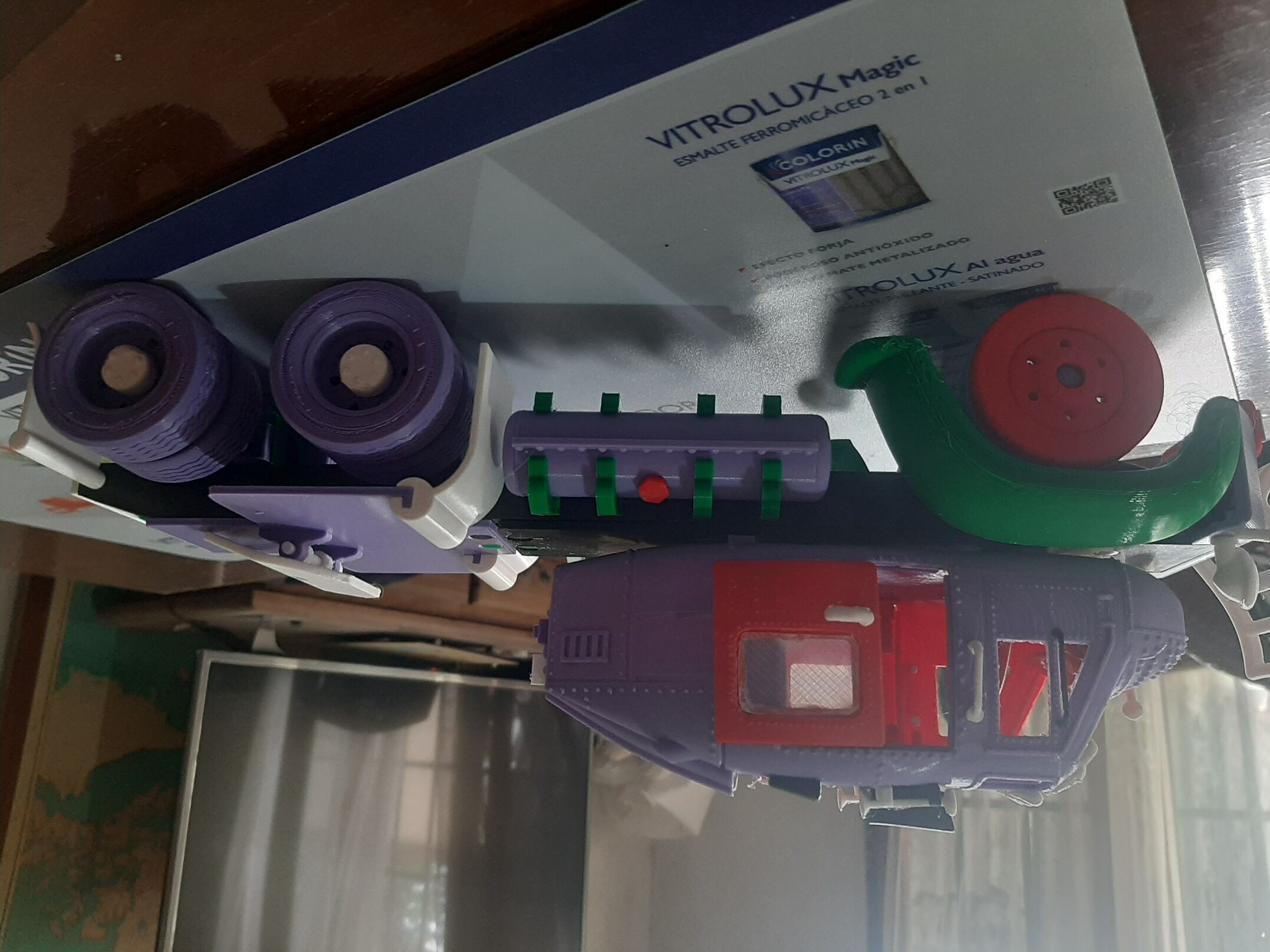 helicoptero chasis de camion hellcopter truck  3D print model_6