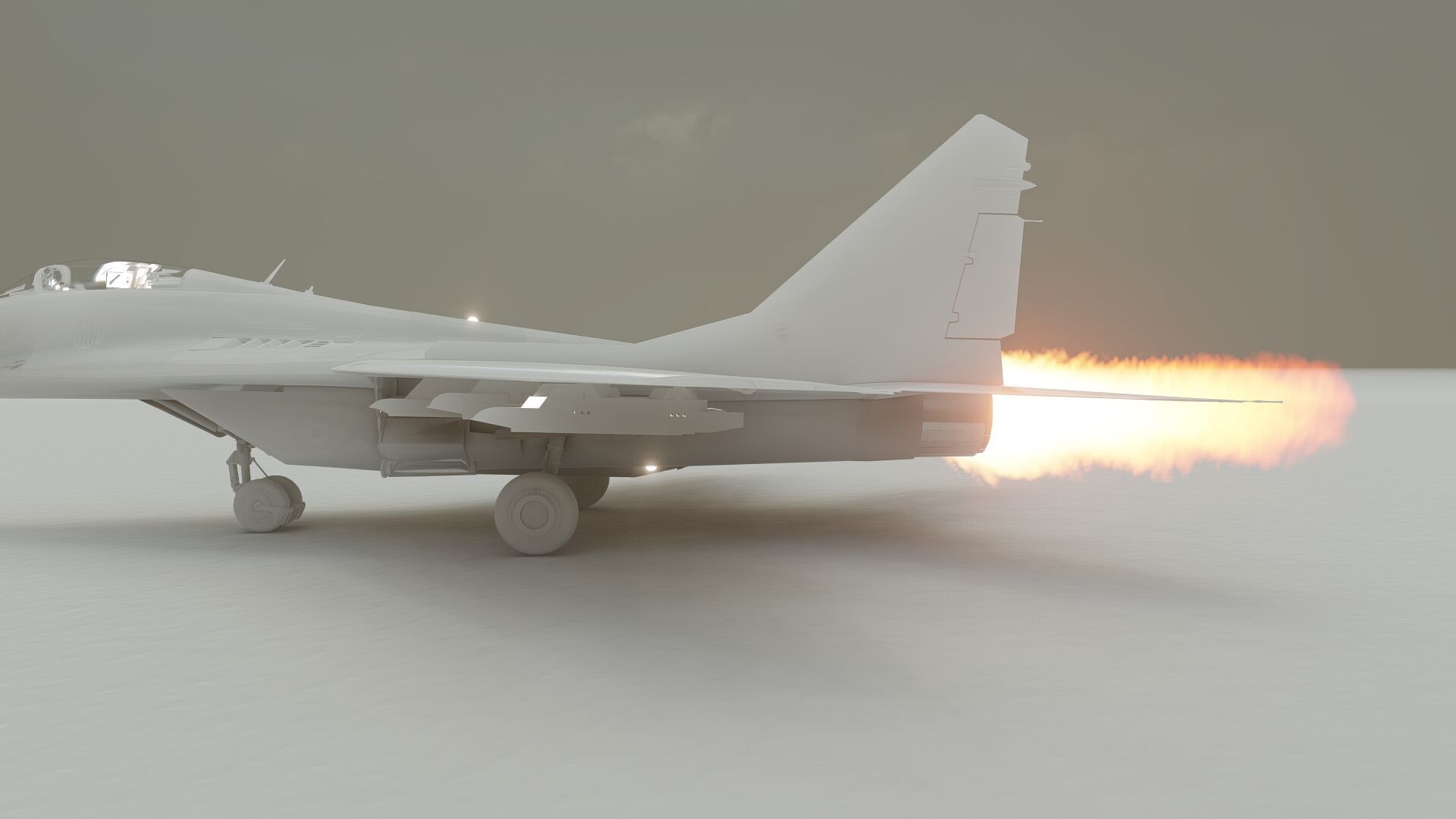 Mig 29 jet fighter 3D model_24