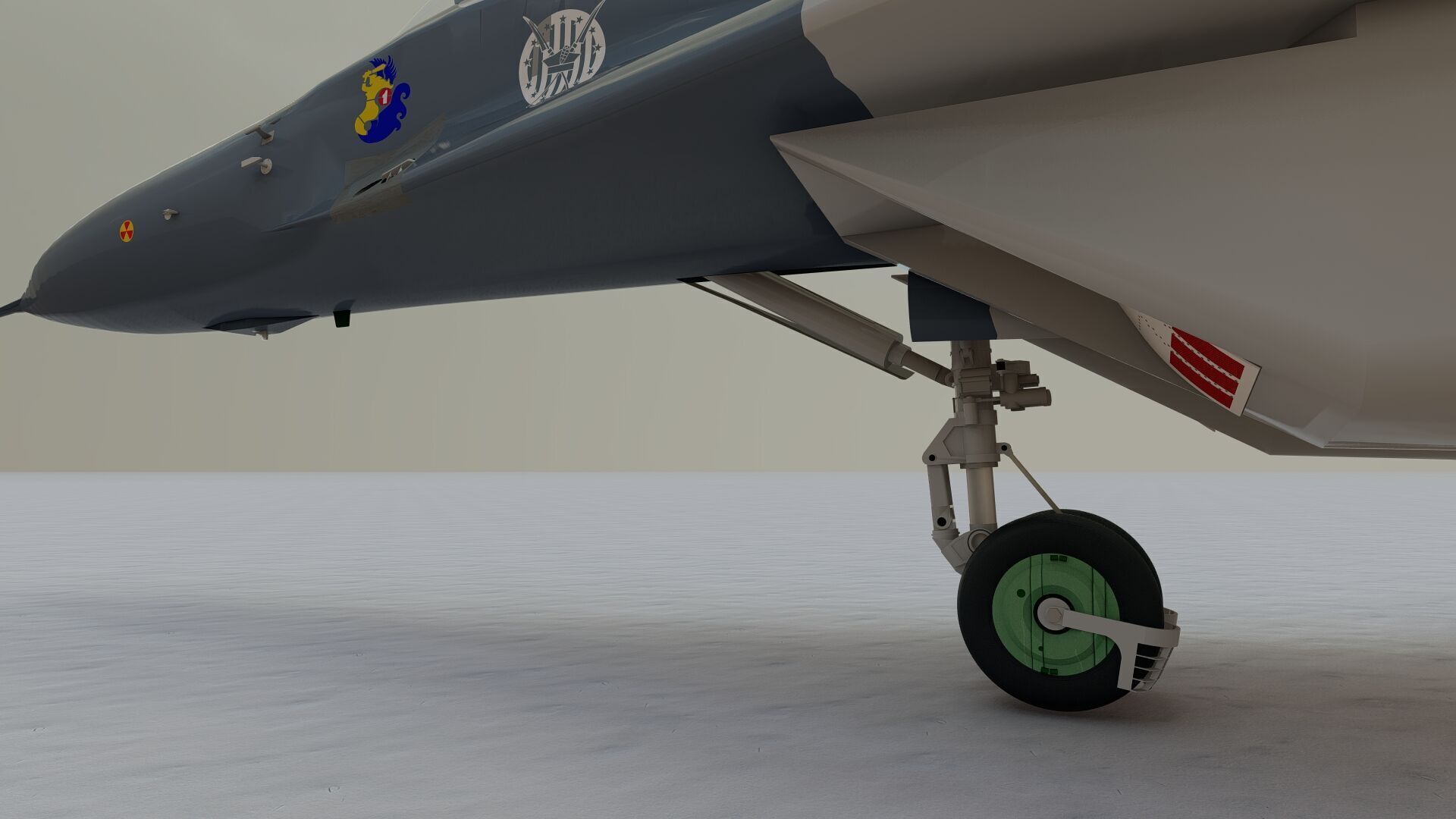 Mig 29 jet fighter 3D model_21