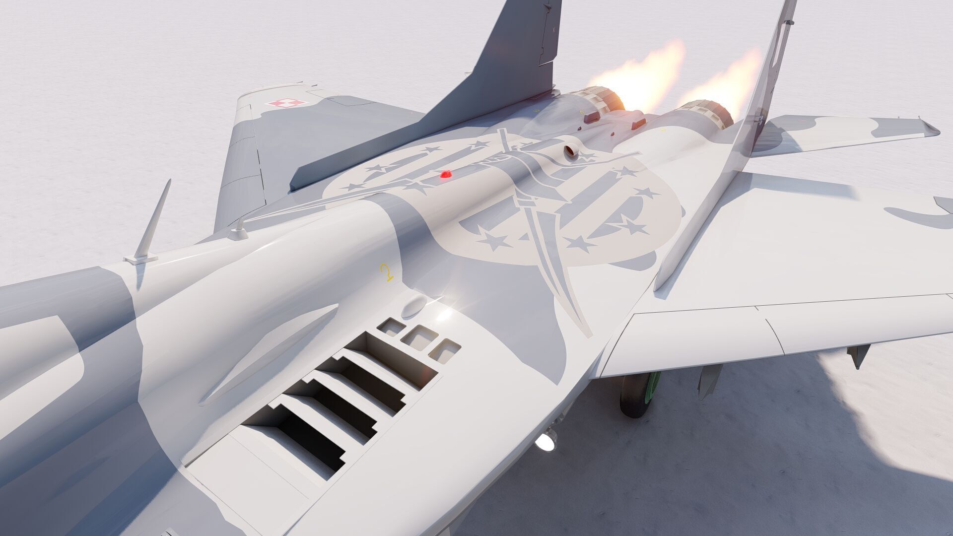 Mig 29 jet fighter 3D model_13
