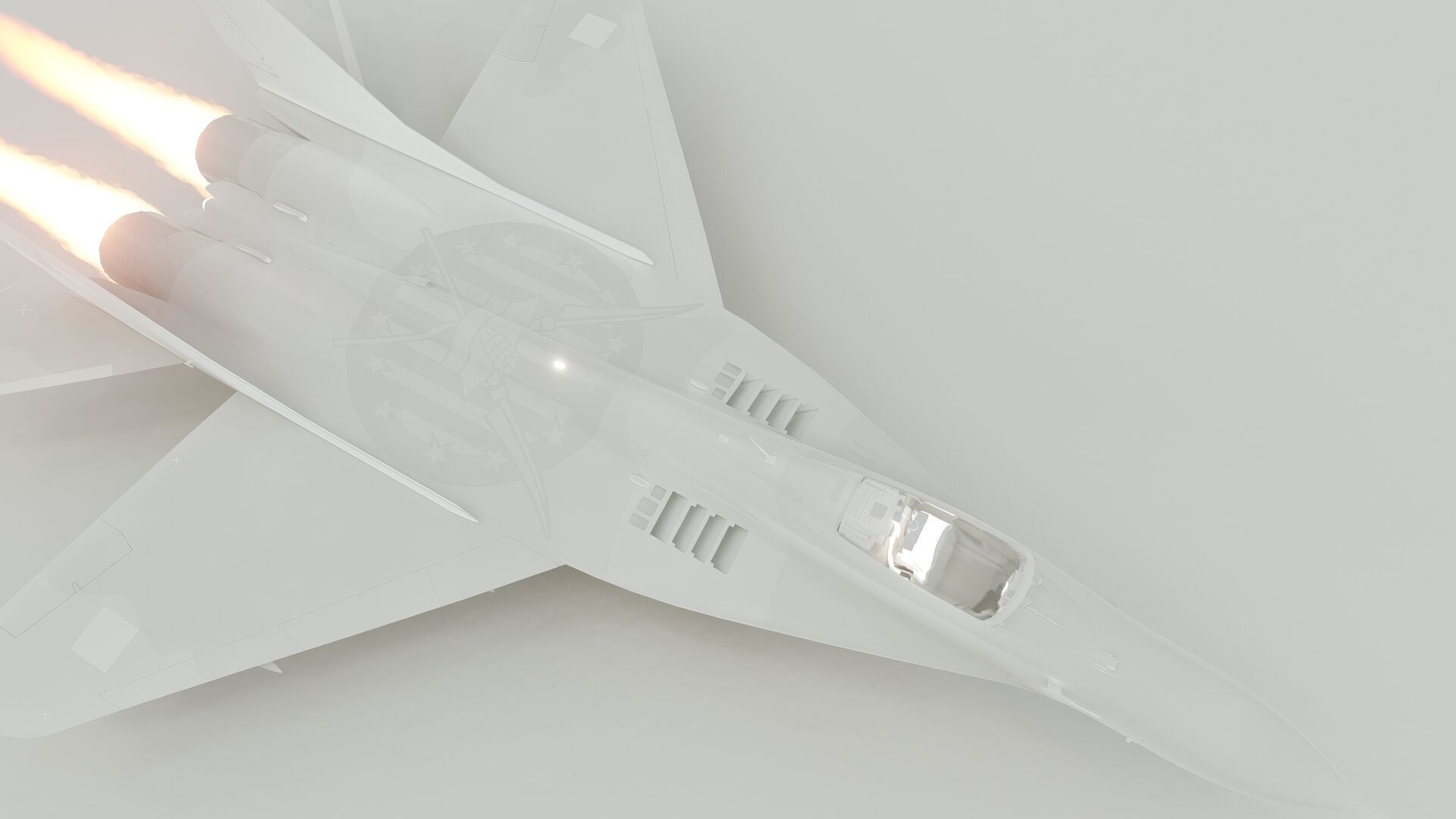 Mig 29 jet fighter 3D model_25