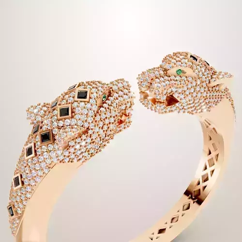 cartie bracelet Panther head