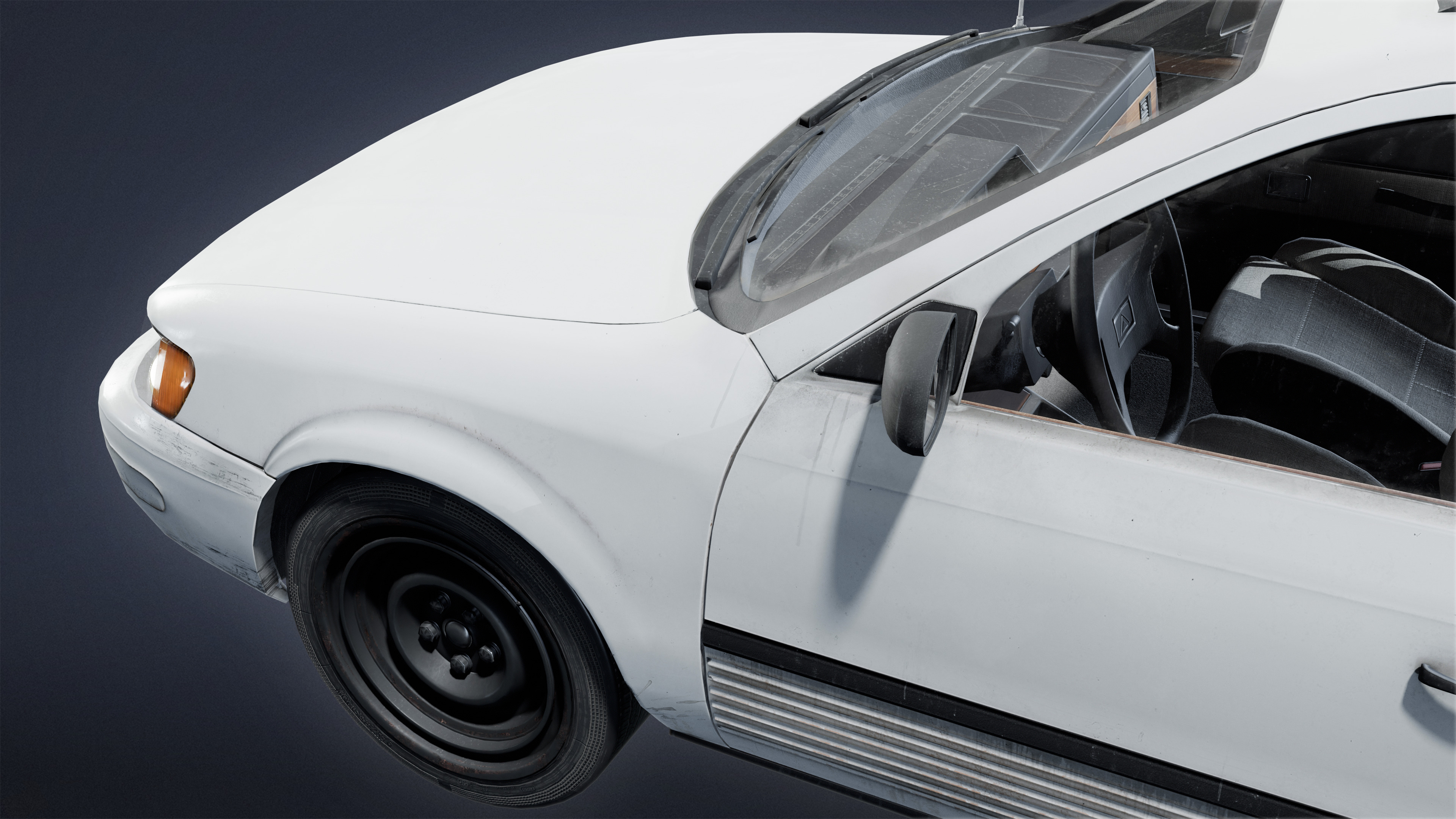 VEHICLES - Wagon 01 - LOW POLY Low-poly 3D model_5