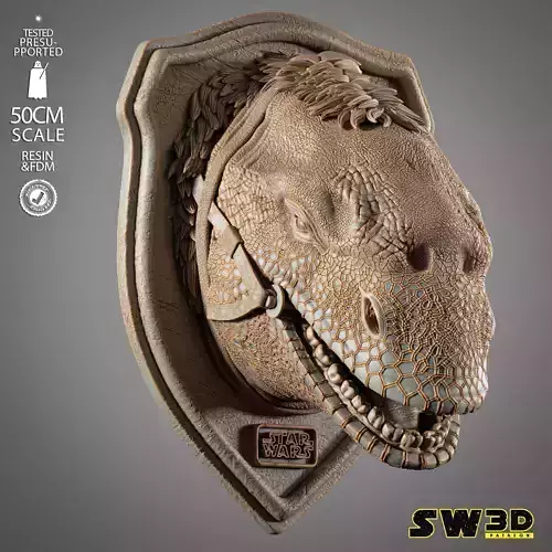 STAR WARS Dewback Wall 3D print model