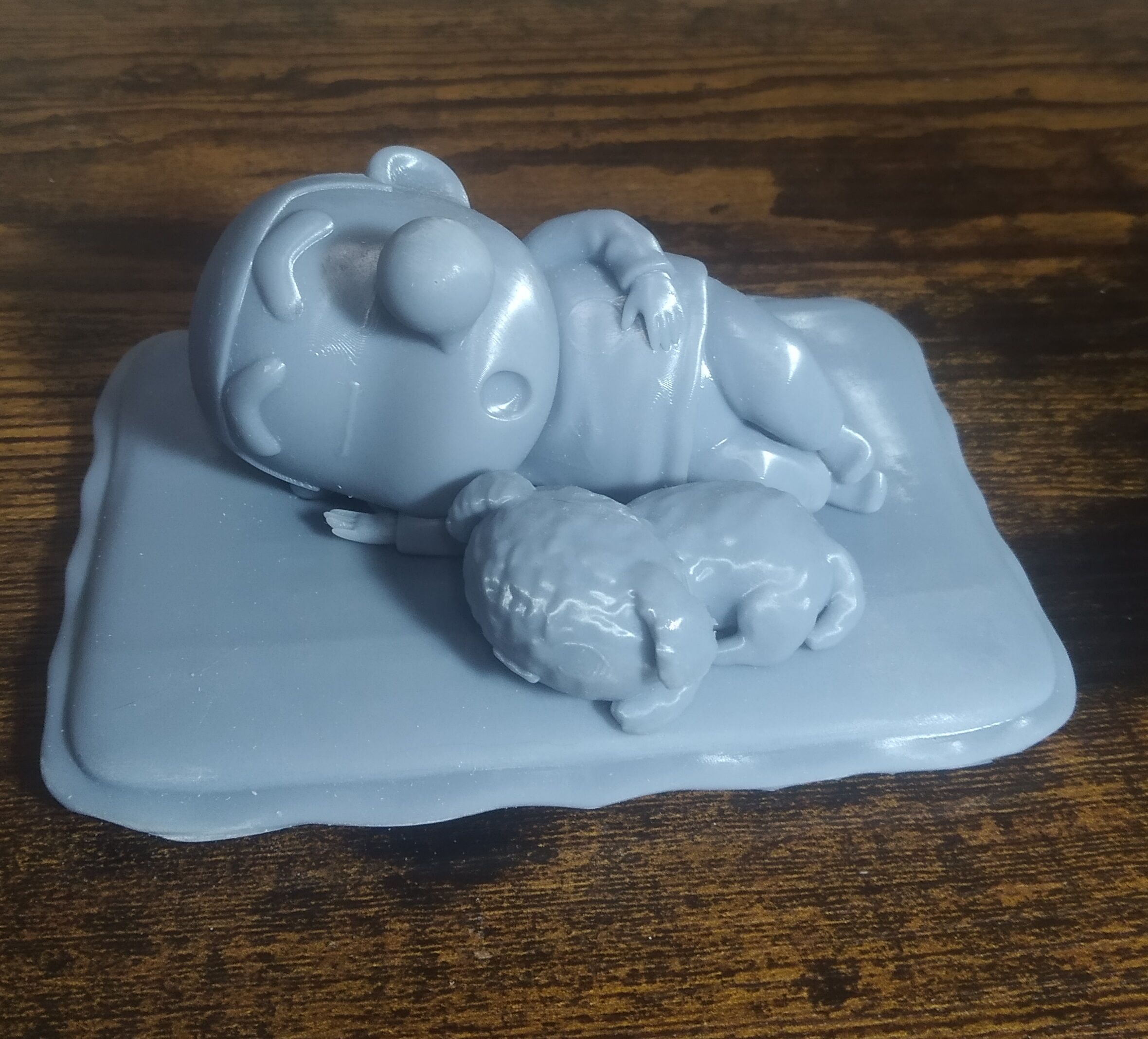 SHINCHAN AND SHIRO SLEEPING - CRAYON SHIN-CHAN 3D print model_8