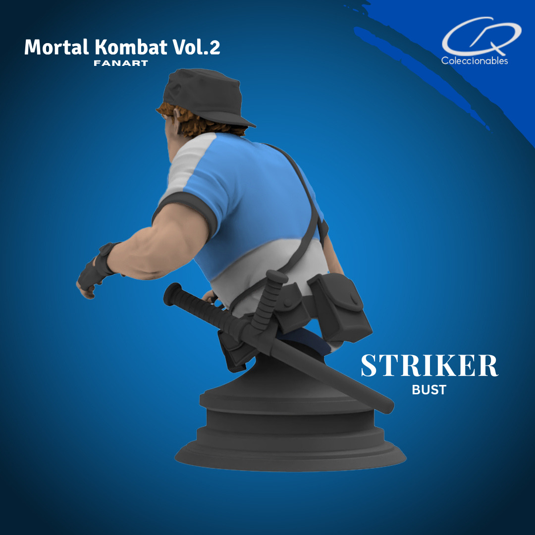 Mortal Kombat Vol 2 - Striker 3D print model_6