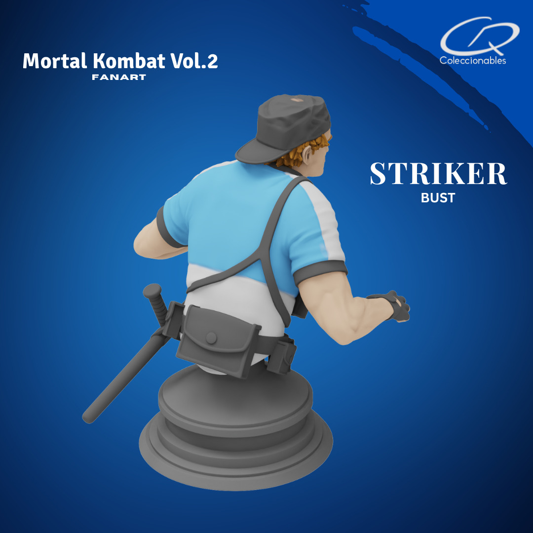 Mortal Kombat Vol 2 - Striker 3D print model_3