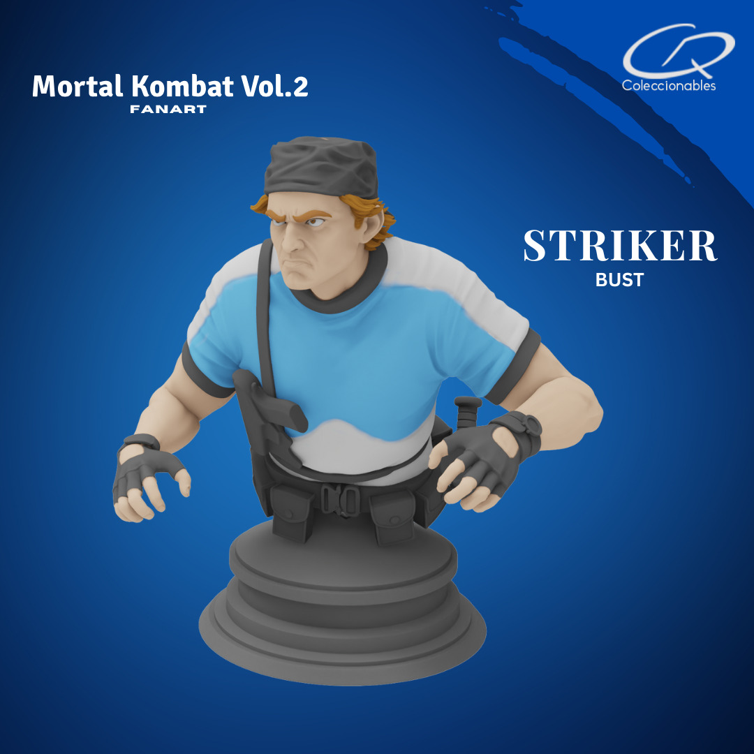 Mortal Kombat Vol 2 - Striker 3D print model_11