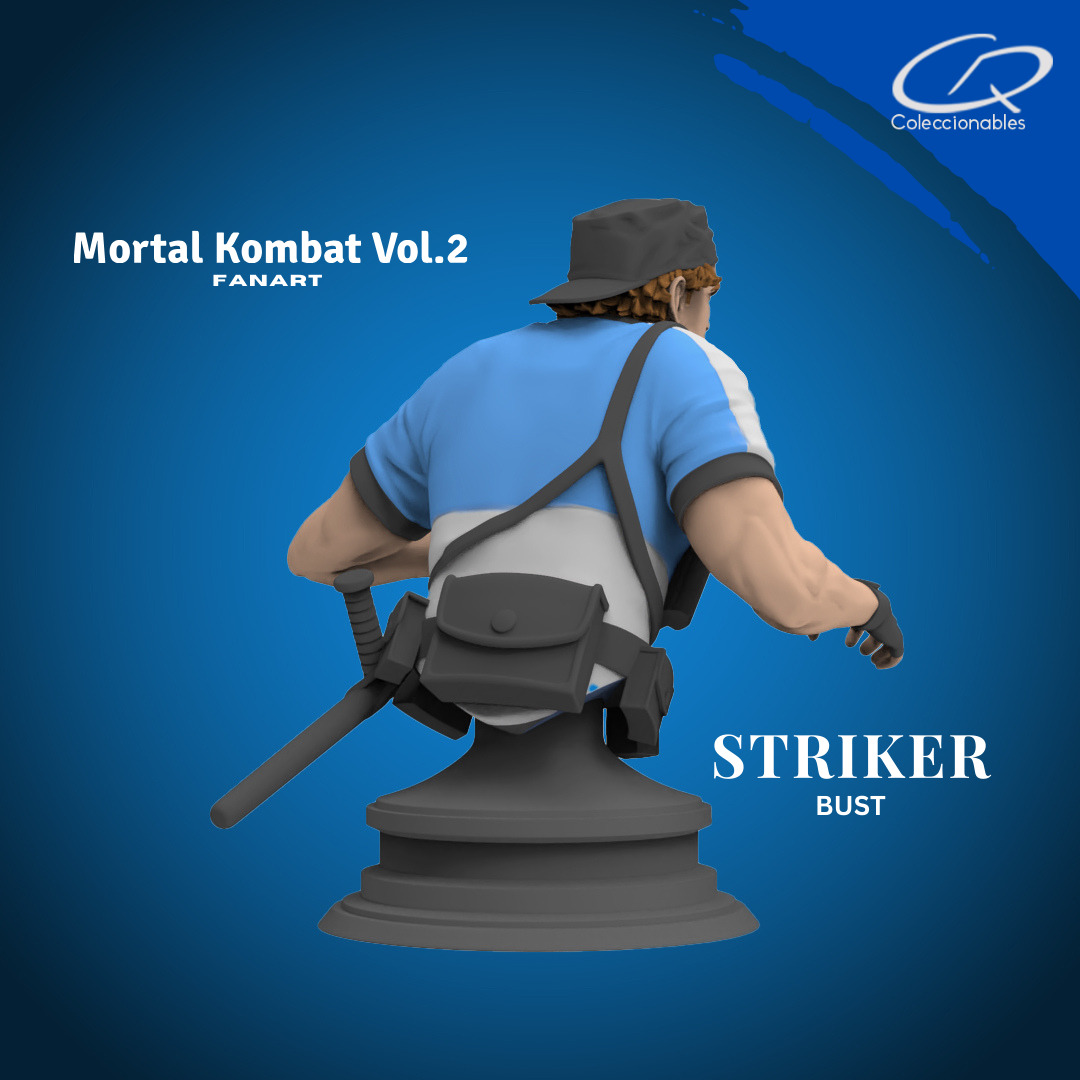 Mortal Kombat Vol 2 - Striker 3D print model_8