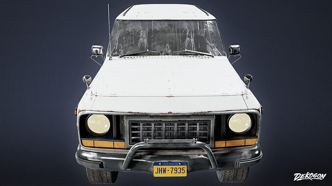 VEHICLES - SUV 01 - LOW POLY Low-poly 3D model 3