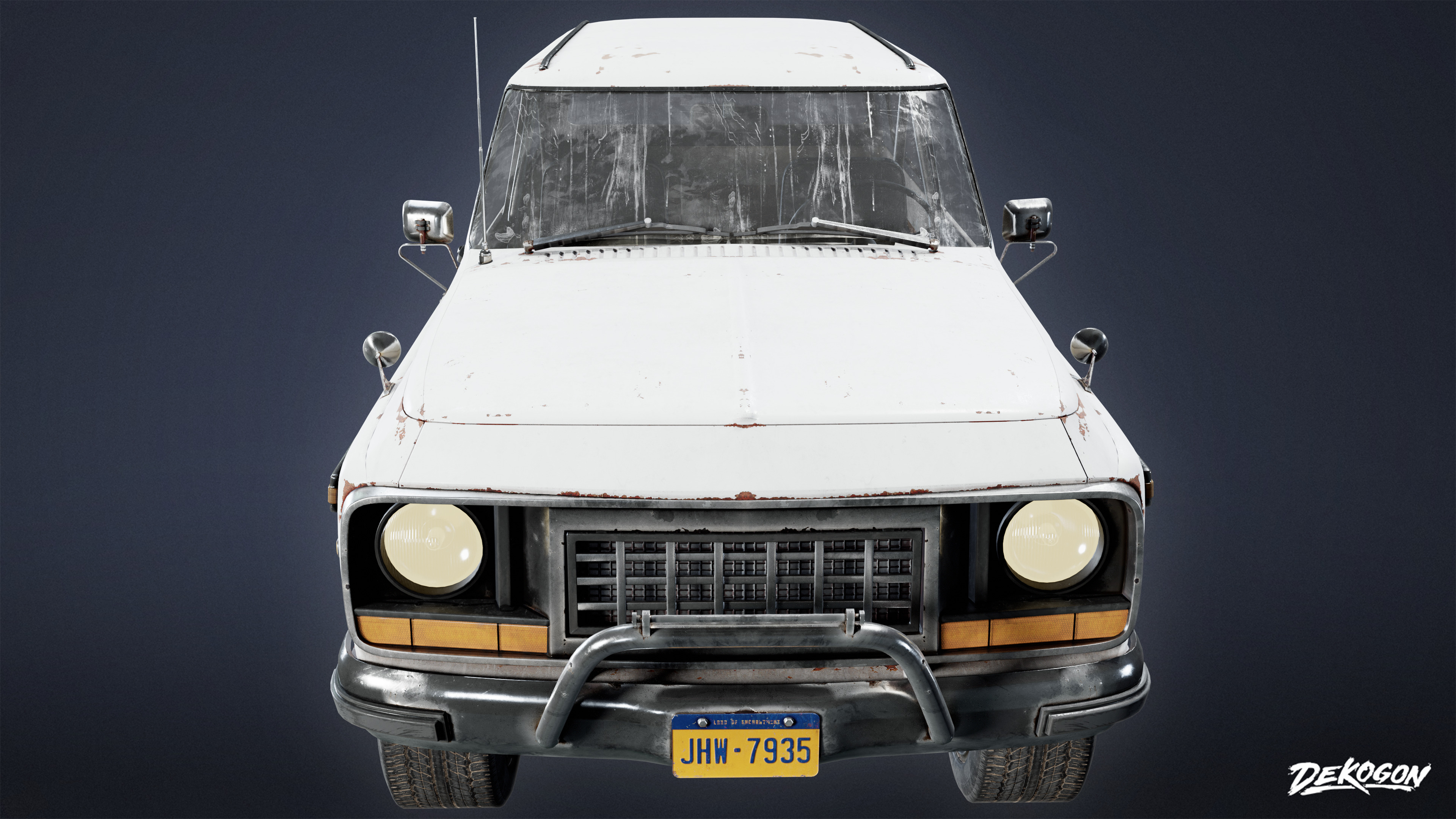 VEHICLES - SUV 01 - LOW POLY Low-poly 3D model_2