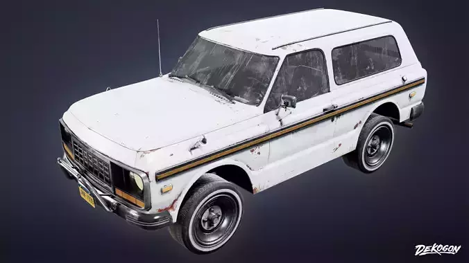 VEHICLES - SUV 01 - LOW POLY Low-poly 3D model