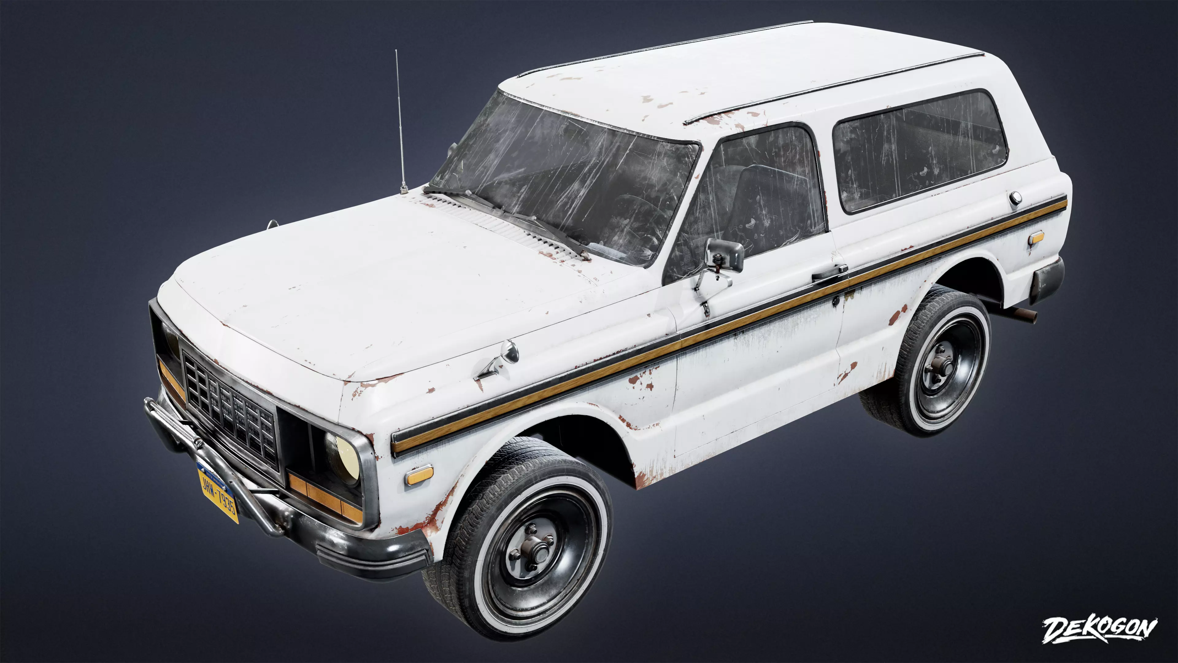 VEHICLES - SUV 01 - LOW POLY Low-poly 3D model_0