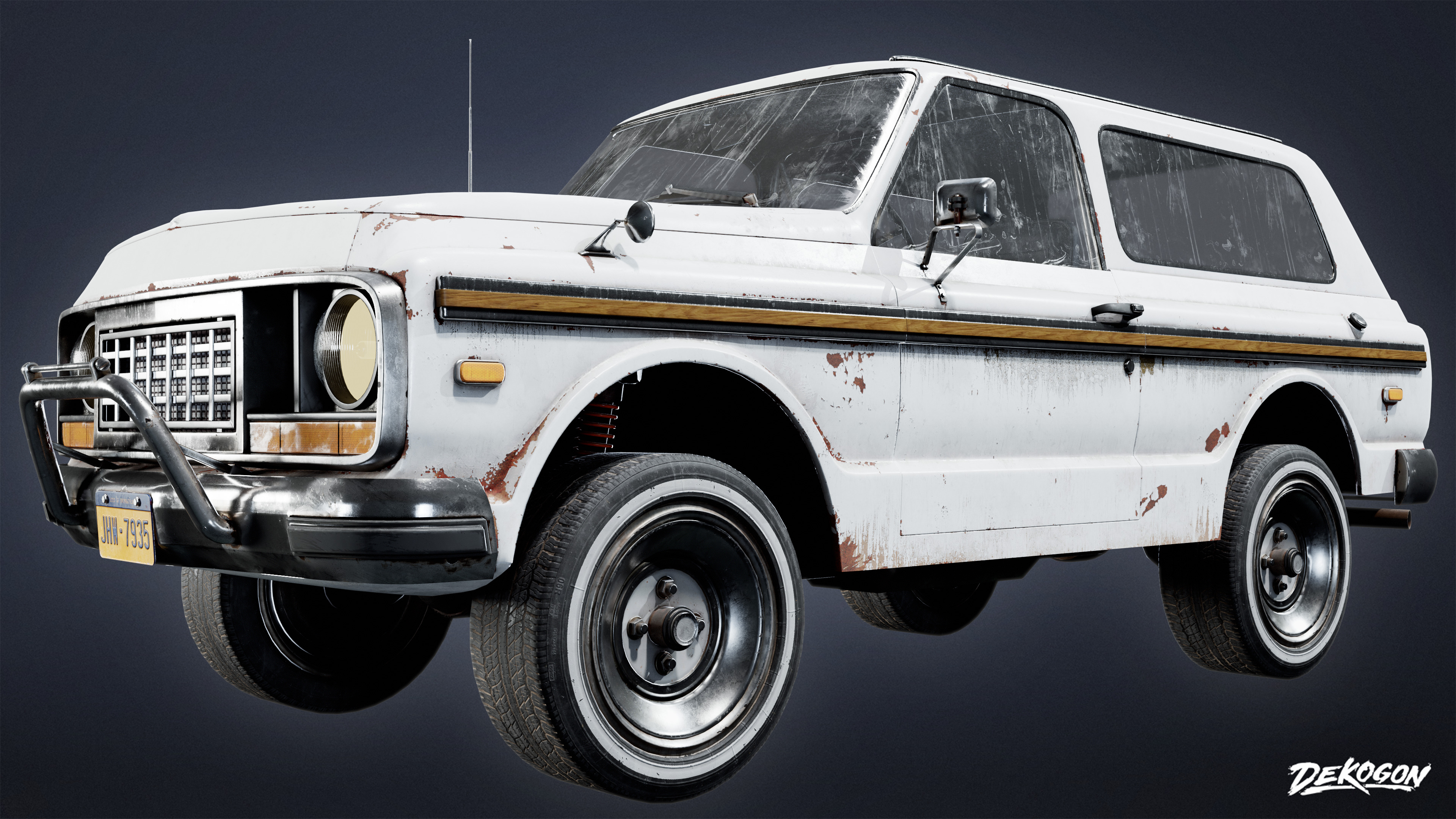 VEHICLES - SUV 01 - LOW POLY Low-poly 3D model_1