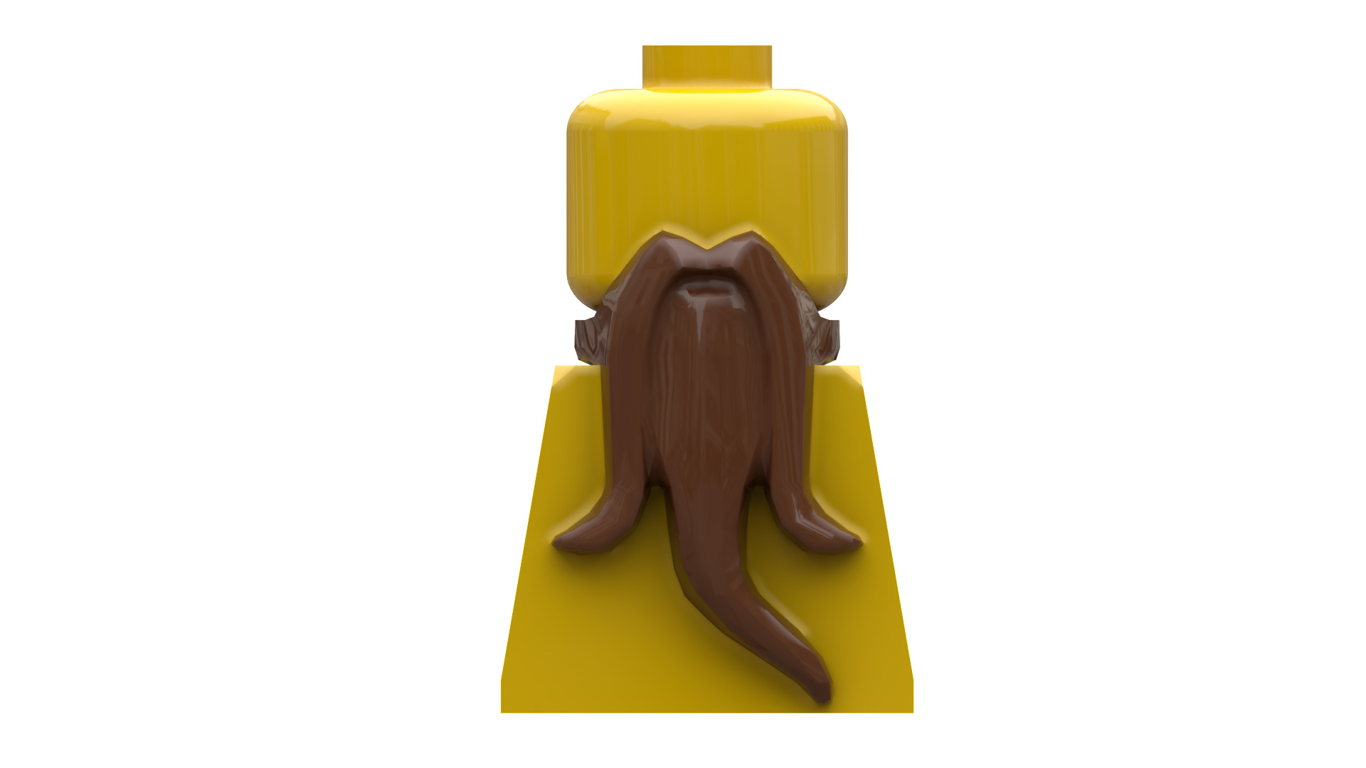TwindBricks3D - Minifigures beard 3D print model_10