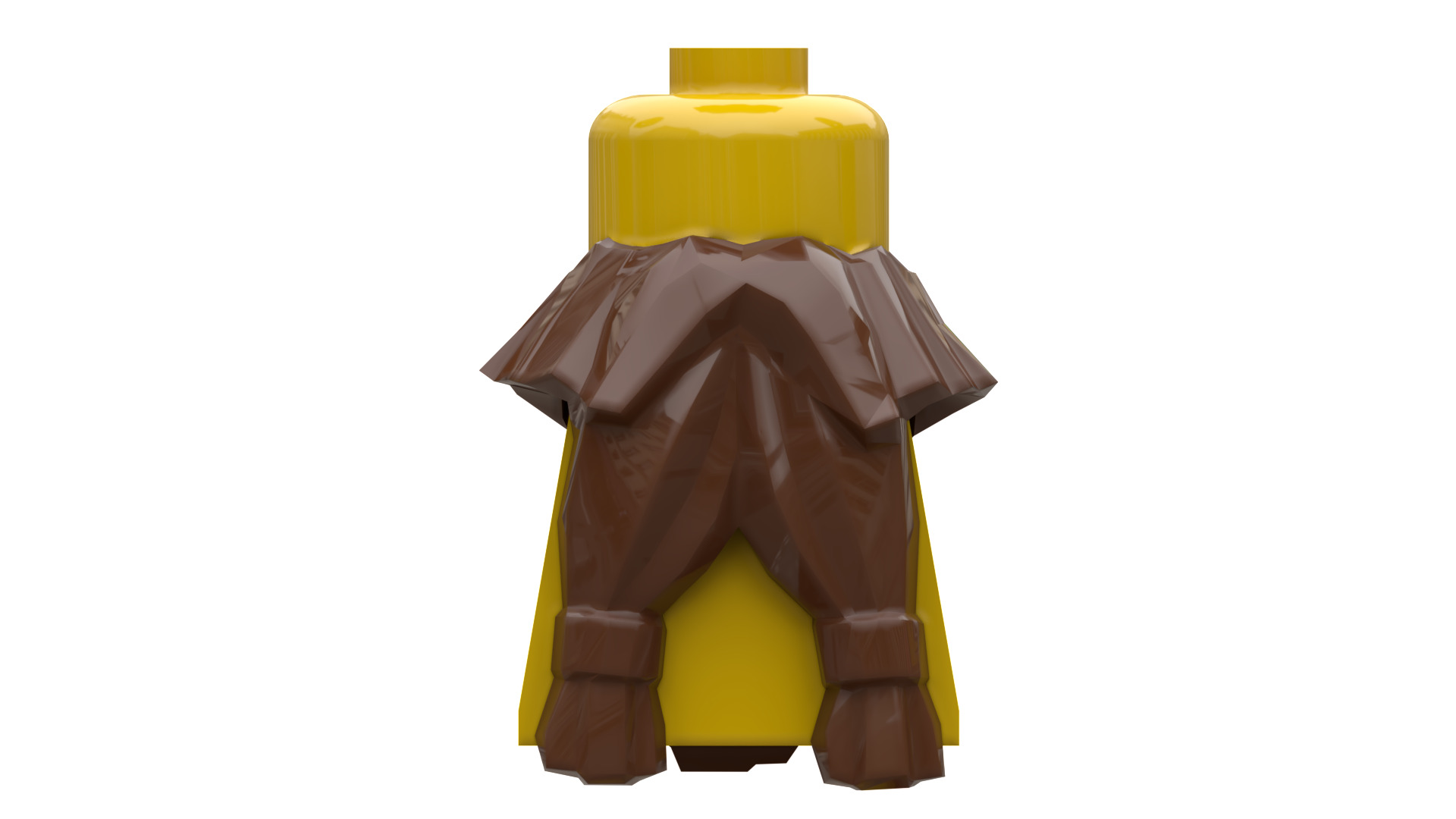 TwindBricks3D - Minifigures beard 3D print model_5