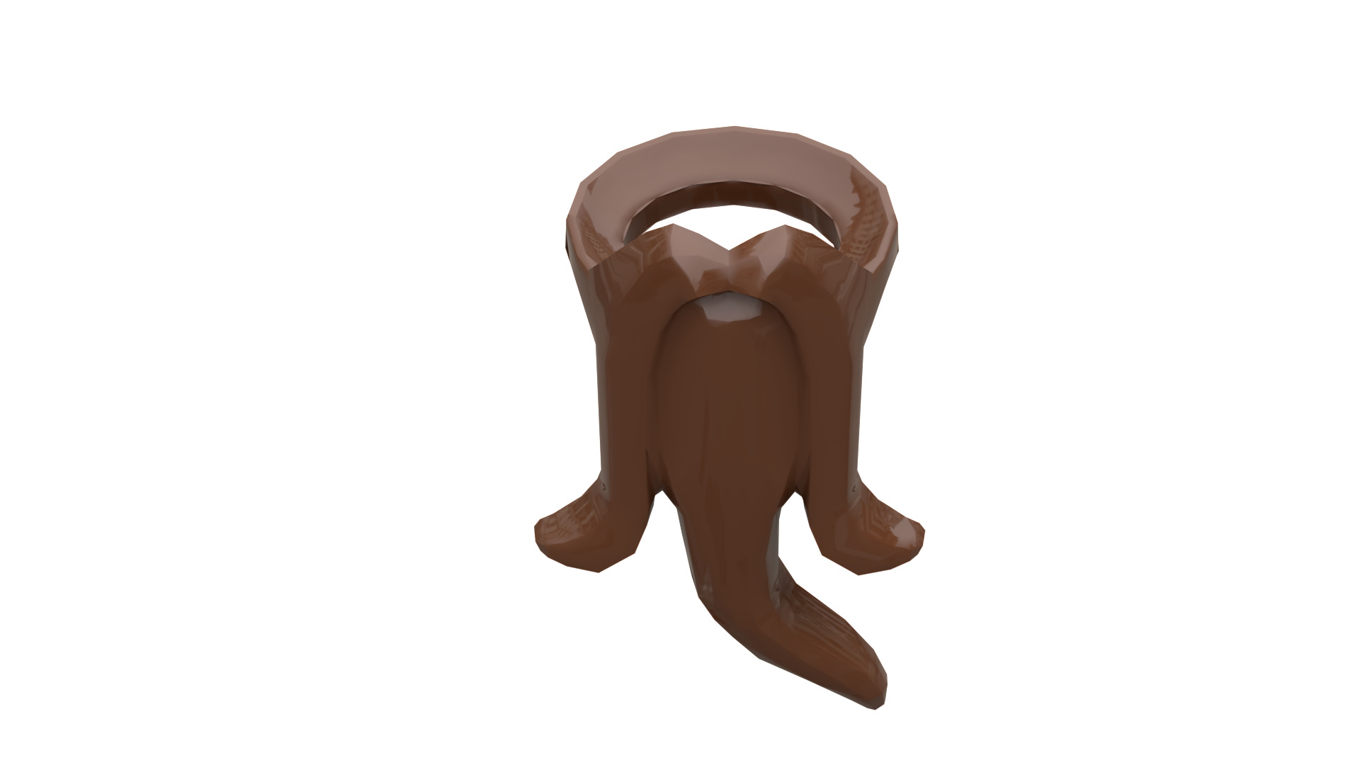 TwindBricks3D - Minifigures beard 3D print model_13