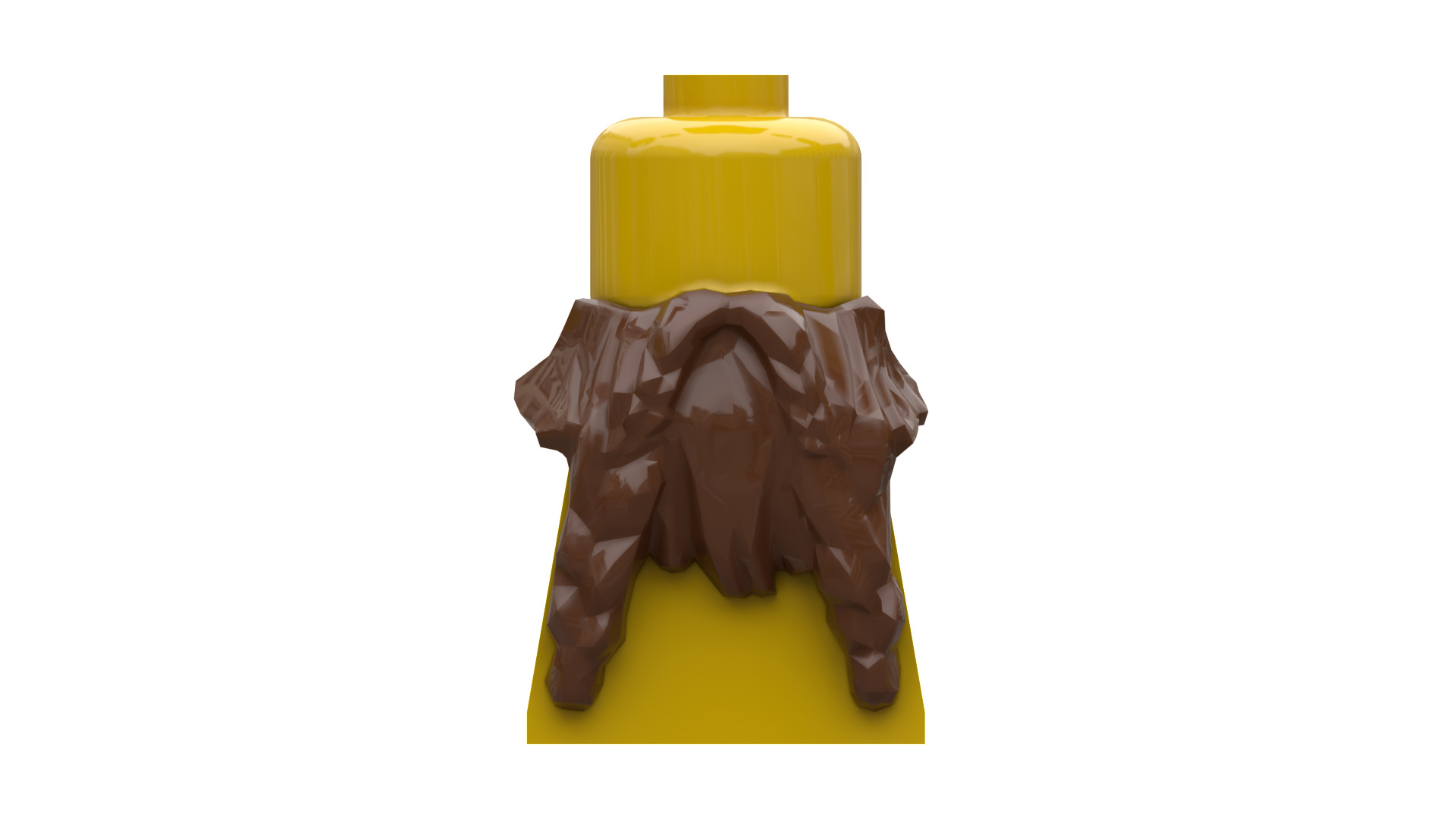 TwindBricks3D - Minifigures beard 3D print model_36