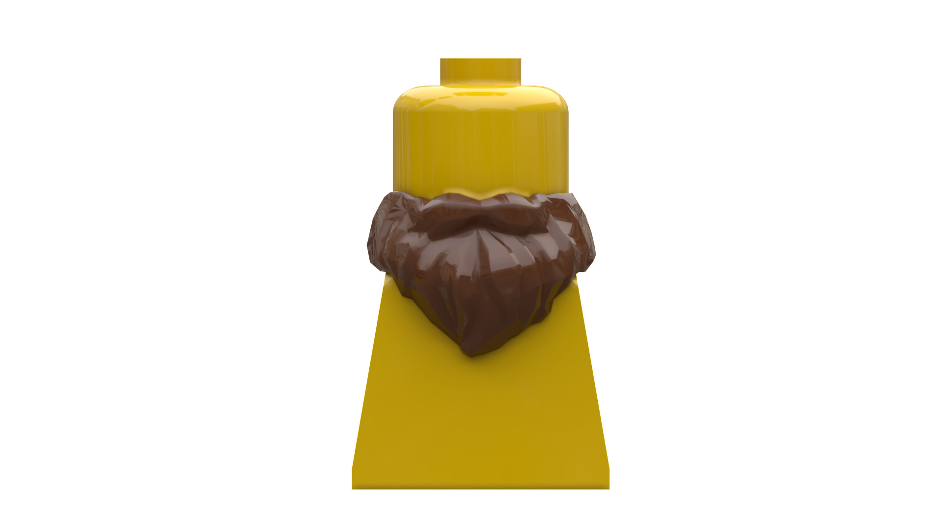 TwindBricks3D - Minifigures beard 3D print model_23