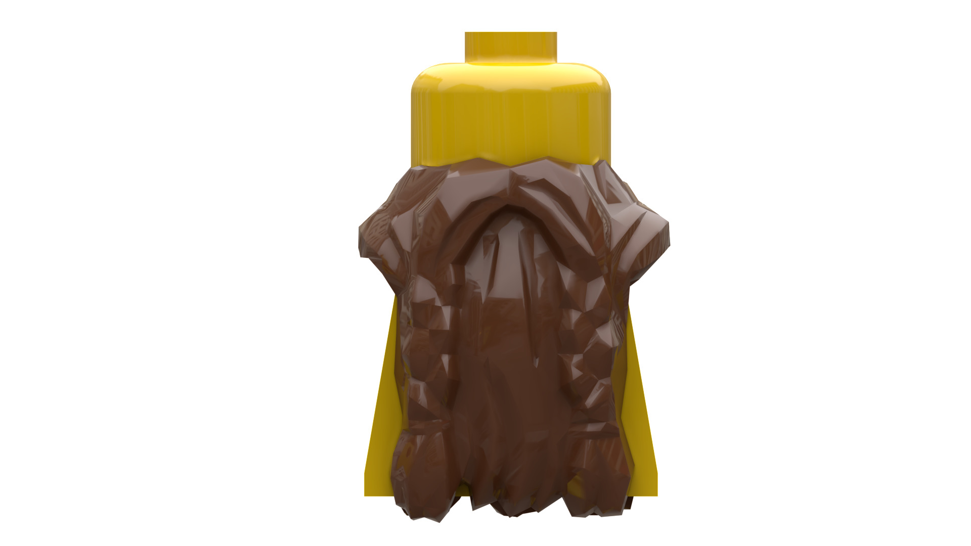 TwindBricks3D - Minifigures beard 3D print model_31