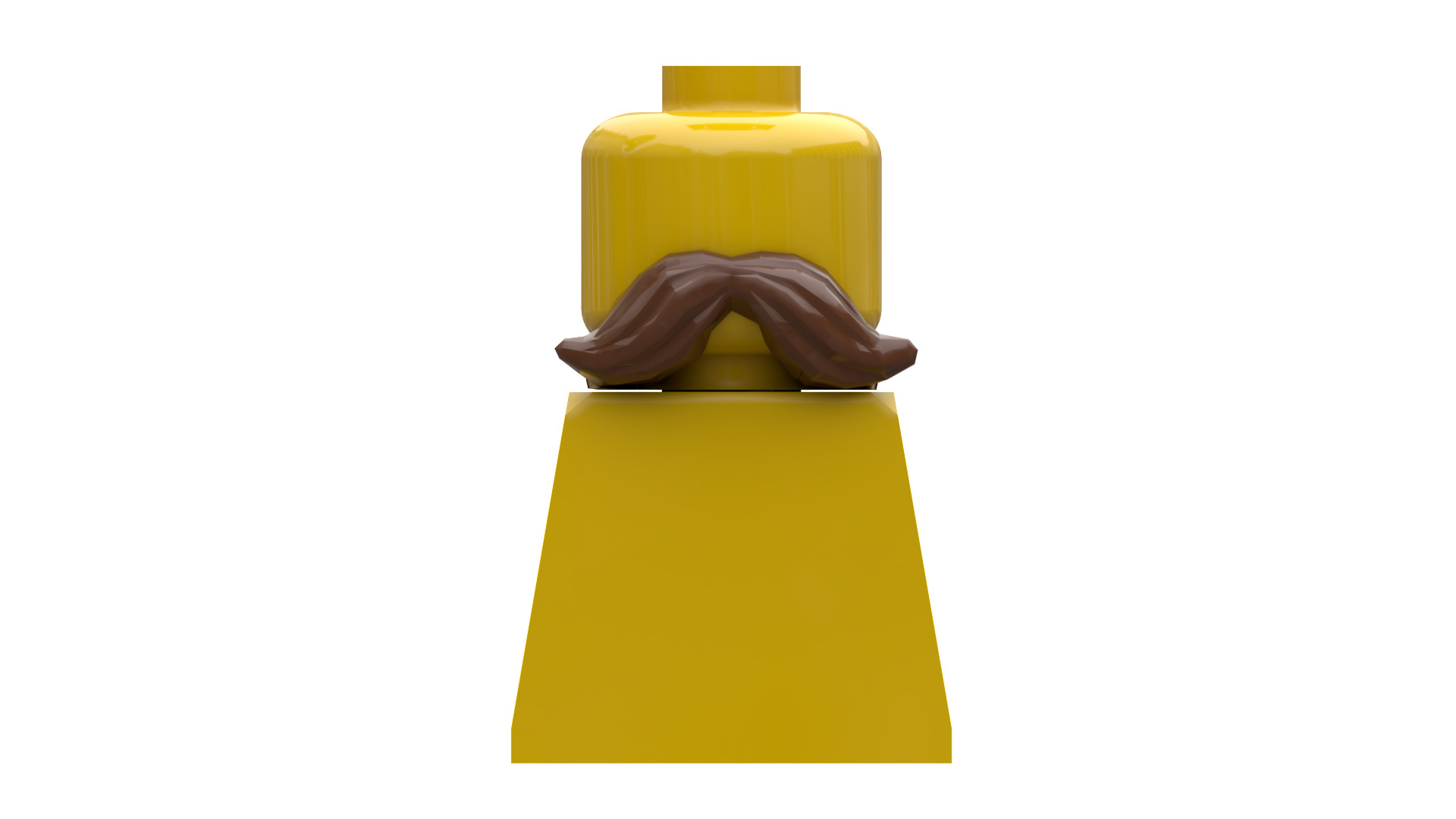 TwindBricks3D - Minifigures beard 3D print model_20