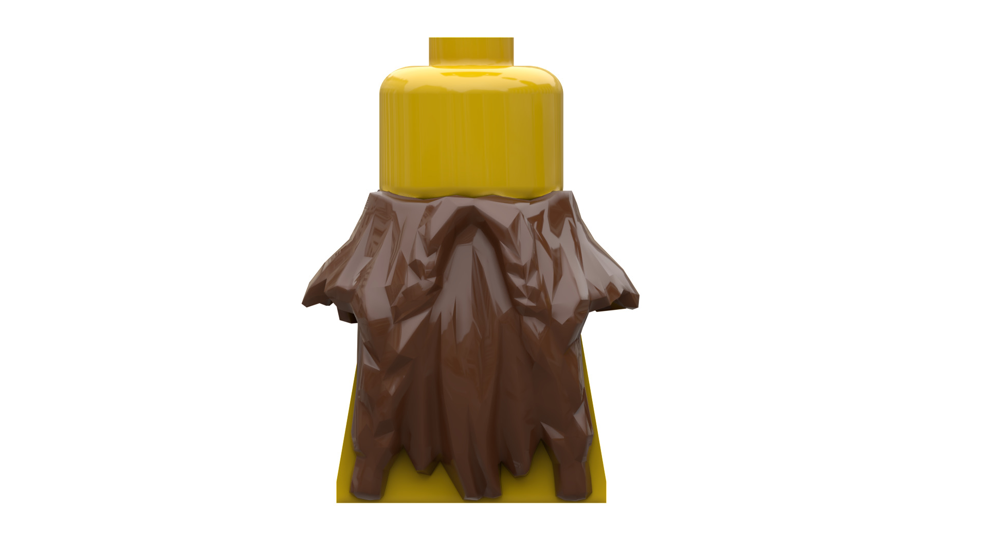 TwindBricks3D - Minifigures beard 3D print model_34