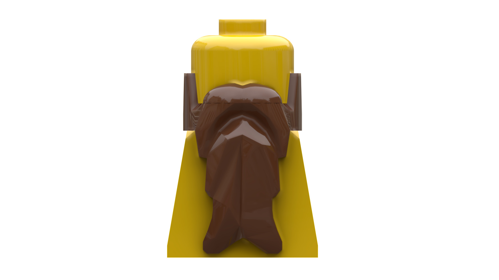 TwindBricks3D - Minifigures beard 3D print model_2