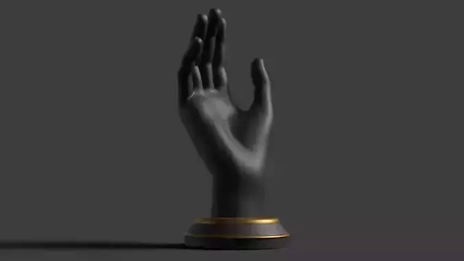 Elegant Hand  Shaped Accessory Stand 3D Printable Model 3D print model