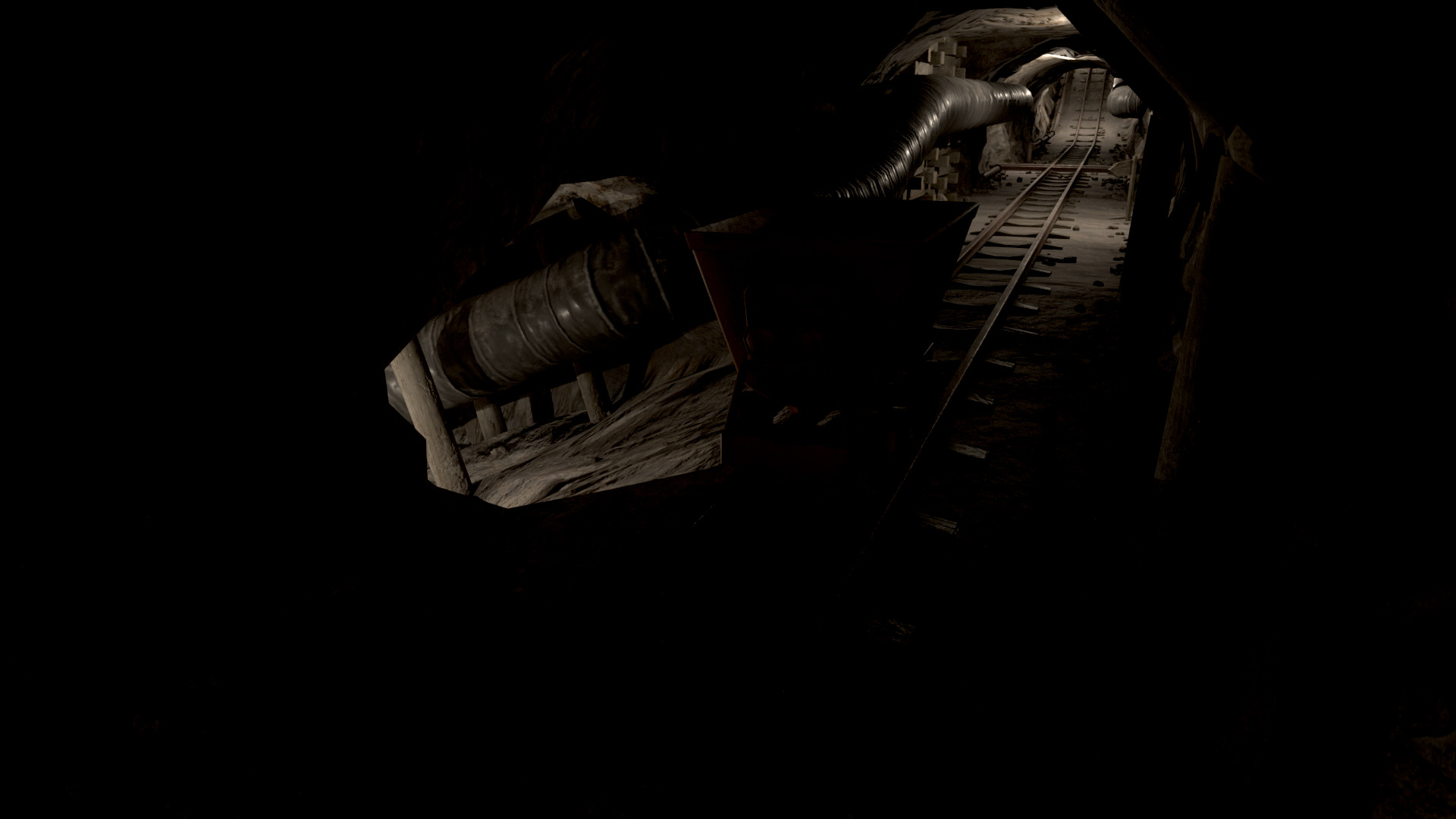 Modular Underground Mine Tunnels PBR Low Poly Low-poly 3D model_16