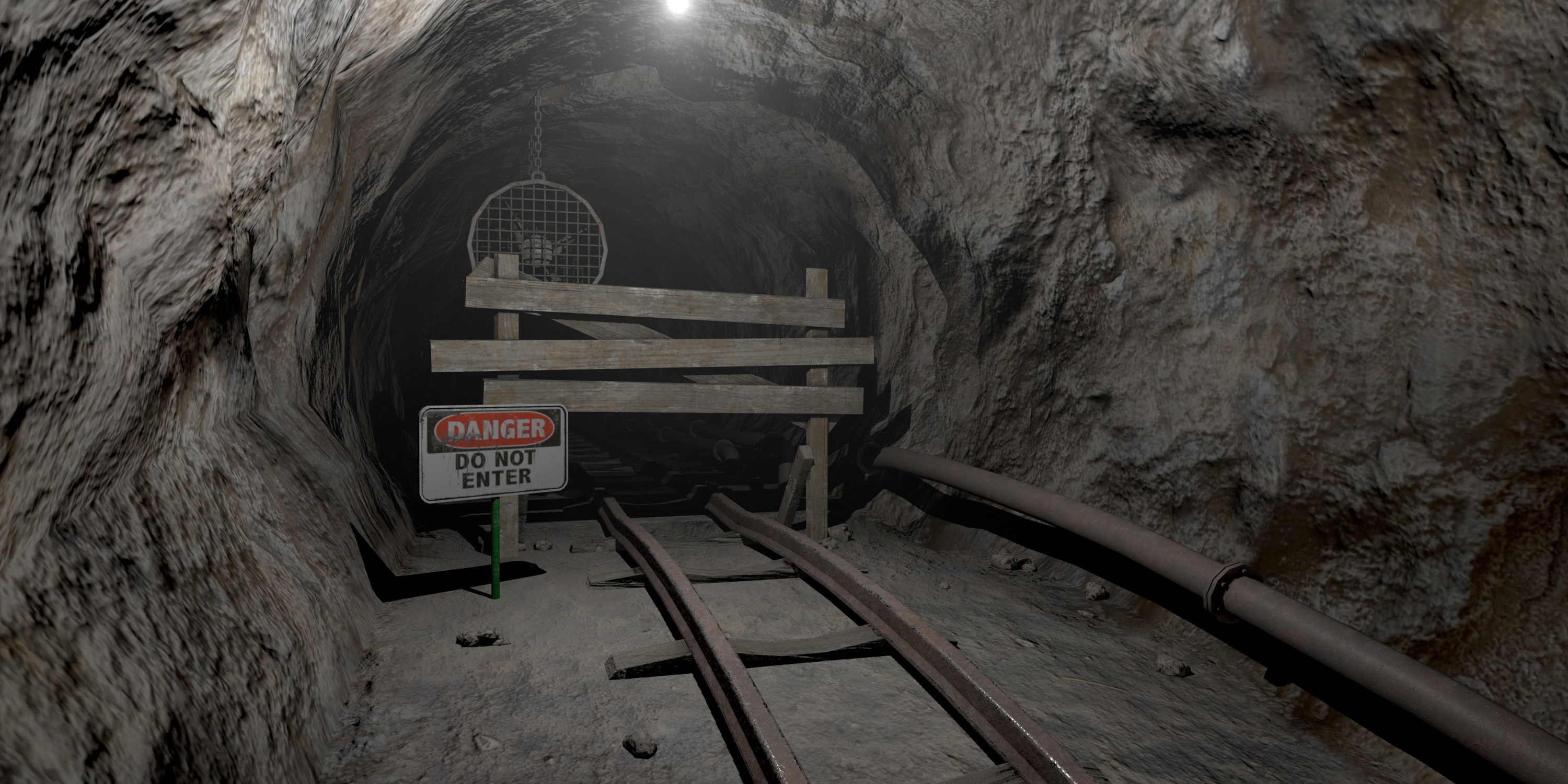 Modular Underground Mine Tunnels PBR Low Poly Low-poly 3D model_13