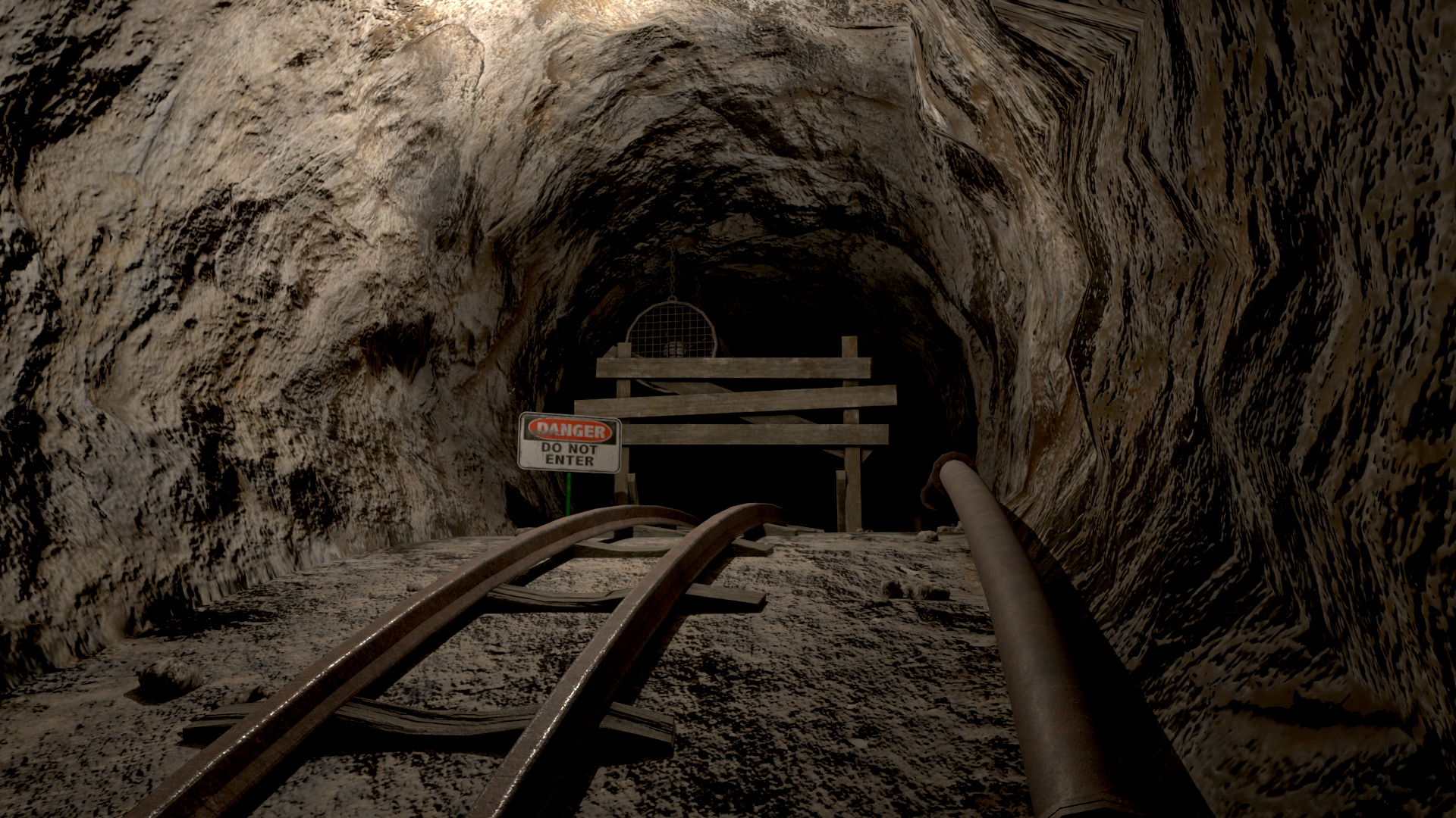 Modular Underground Mine Tunnels PBR Low Poly Low-poly 3D model_37