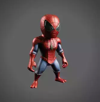 Baby Spiderman Marvel Figurine With Texture