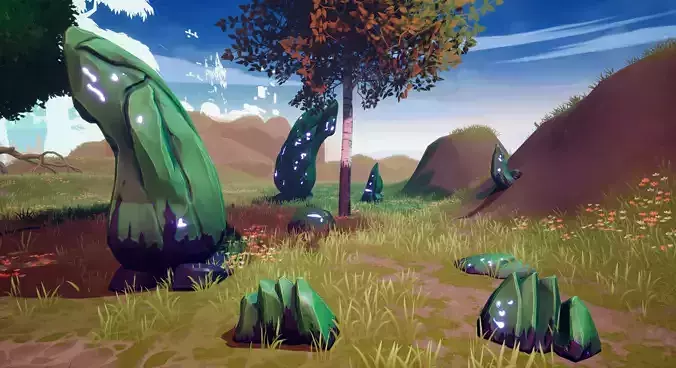 Cursed Fantasy Modular Game Ready stylized asset pack