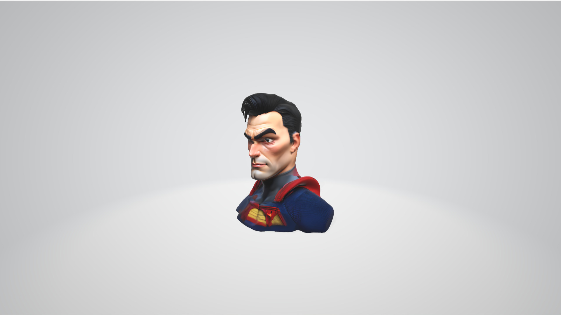 superman 3D print model_1