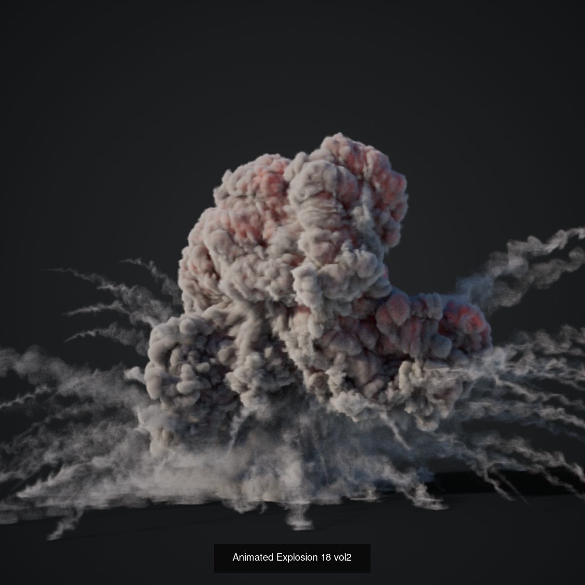 VDB Animated Explosion Pack vol2 Part3 3D Model Collection_8