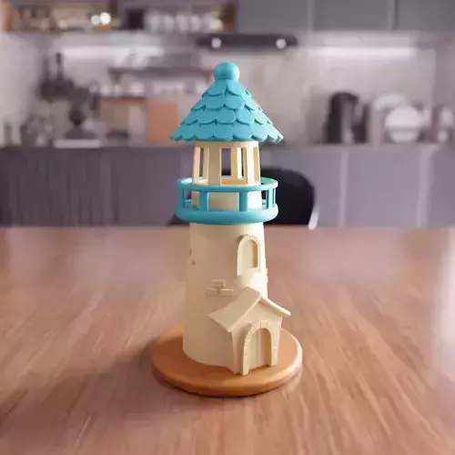 Cartoon Realistic Lighthouse - 416
